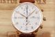 Fake IWC Portuguese Rose Gold Chronograph Watch Black Leather Band (3)_th.jpg